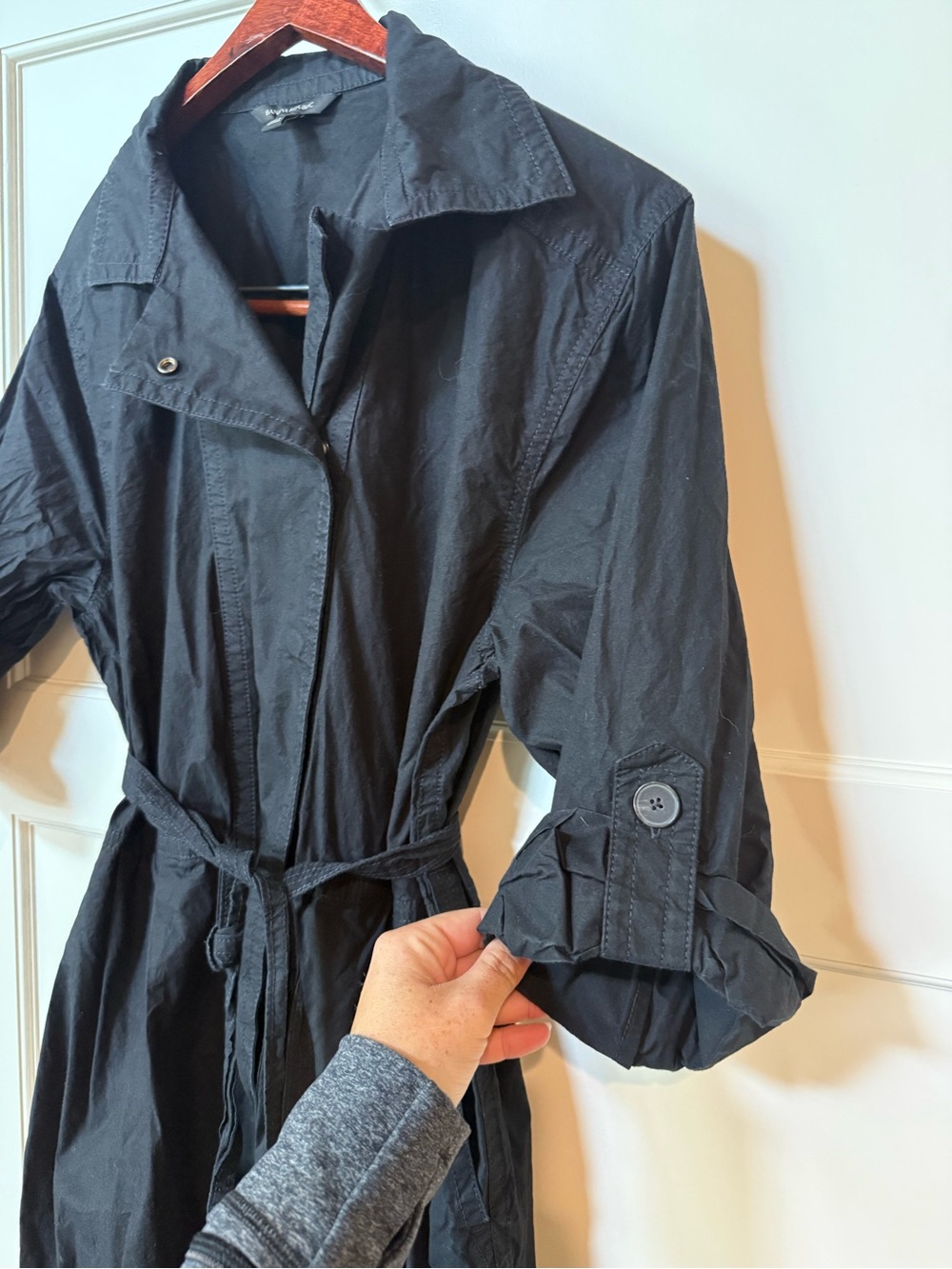 NEW Banana Republic Black Utility Jumpsuit with Tie Waist